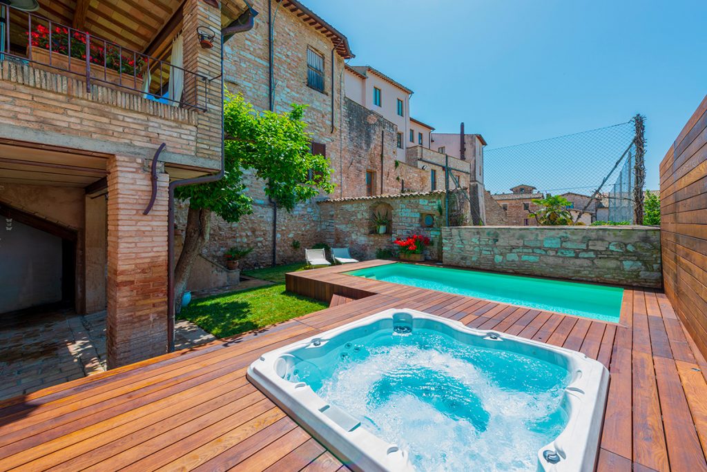 Villa Elisa, garden and pool